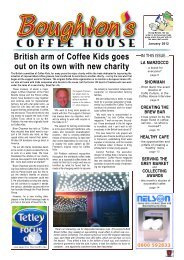 British Arm Of Coffee Kids Goes Out On - Boughton's Coffee House