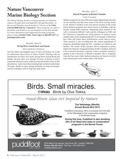 Vancouver Naturalist_March 2012.pdf - Nature Vancouver