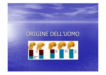 L'origine dell'uomo