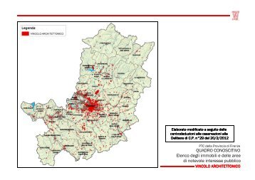 QUADRO CONOSCITIVO Elenco degli immobili e delle aree di ...