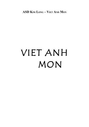 approfondimento - Viet Anh Mon