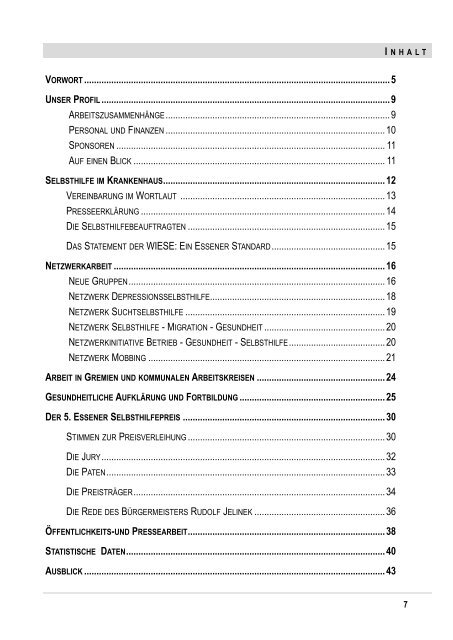 Sachbericht 2012 als PDF - bei der WIESE eV