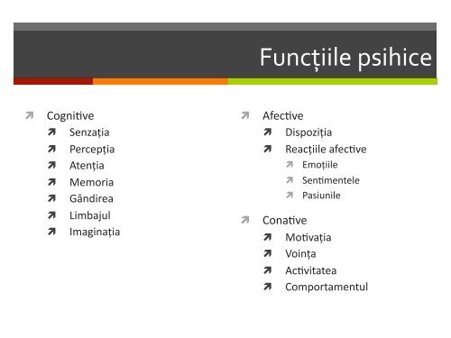 Elemente de semiologie psihiatrică