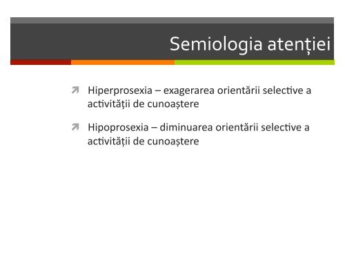 Elemente de semiologie psihiatrică