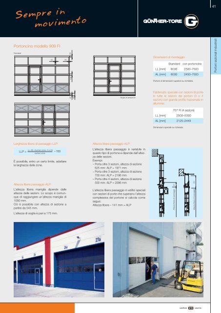 Portoni sezionali industriali - Gunther-Tore Romania