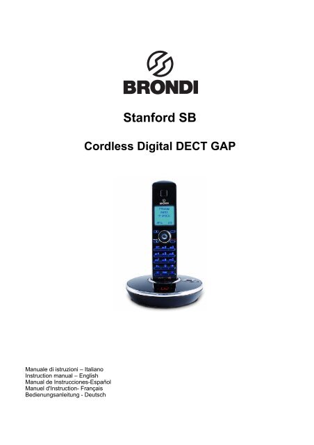 Stanford SB Cordless Digital DECT GAP - Brondi
