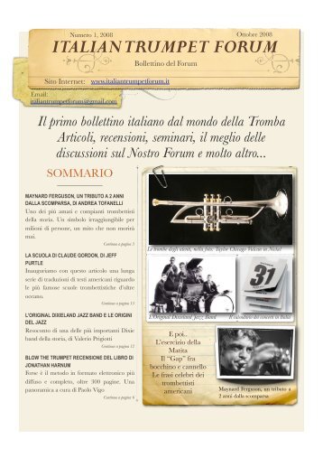 Newsletter ITF - Italian trumpet forum