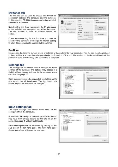 Datavideo SE-2800 Instruction Manual A4 - Holdan.eu