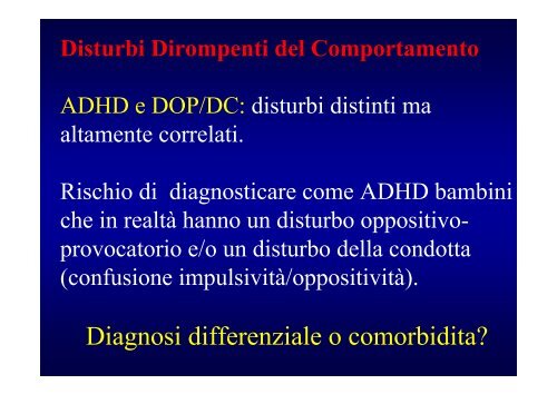 L'intreccio tra umore e condotta: il ruolo dell'ADHD - Masi G. - Aidai