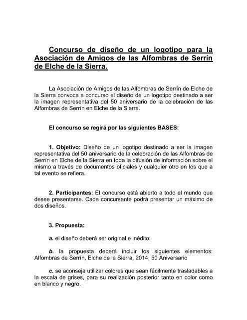 Concurso de Logotipo.pdf - Ayuntamiento de Elche de la Sierra