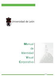 Manual de Identidad Visual Corporativa - Universidad de León