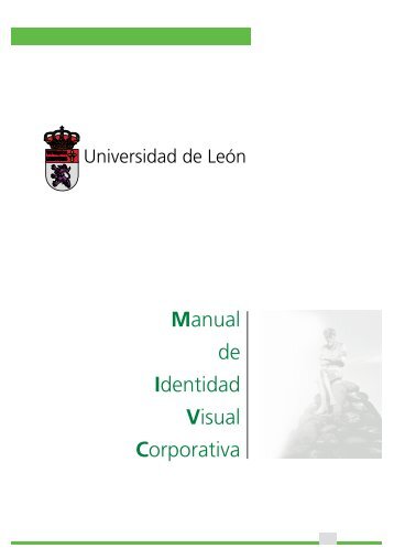 Manual de Identidad Visual Corporativa - Universidad de León