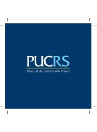 Manual de Identidade Visual da PUCRS, editado e