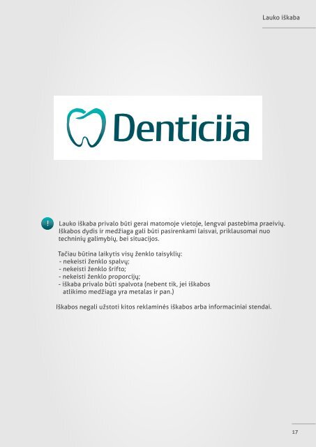 brandbook - Denticija