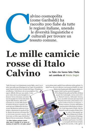 Le camicie rosse di Italo Calvino