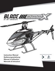 38588 BLH 600 X Pro Kit - Blade