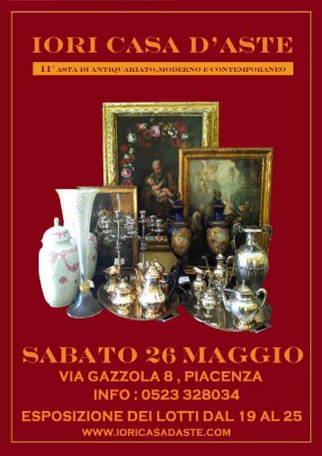 catalogo asta 11 - IORI CASA D'ASTE in Piacenza