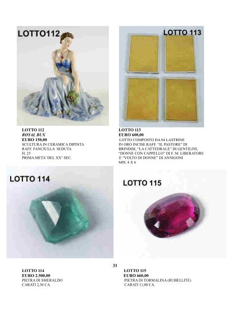 catalogo asta 11 - IORI CASA D'ASTE in Piacenza