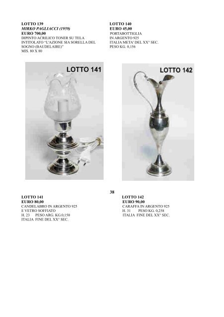 catalogo asta 11 - IORI CASA D'ASTE in Piacenza