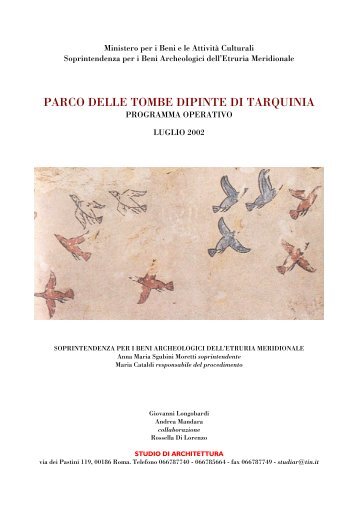 valorizzazione del sito Unesco delle Tombe Dipinte di Tarquinia