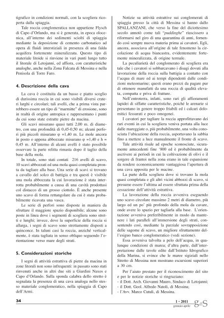 Gds_1 Anno 2011 - Ordine Regionale dei Geologi di Sicilia