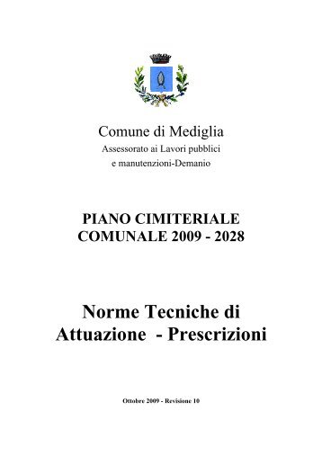 NTA prescrizioni - Comune di Mediglia