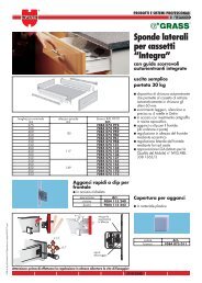 Sponde laterali per cassetti “Integra” - Würth Italia