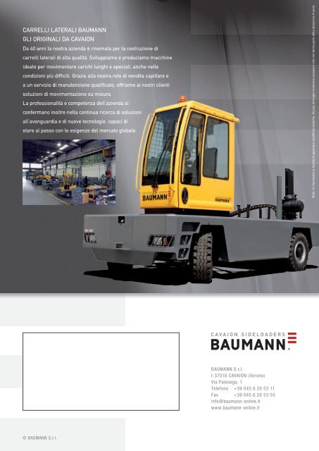 CARRELLI ELEVATORI LATERALI BAUMANN ... - Forklift