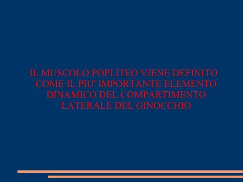 le lassita' rotatorie postero-laterali del ginocchio ... - Effecifisioterapia.it