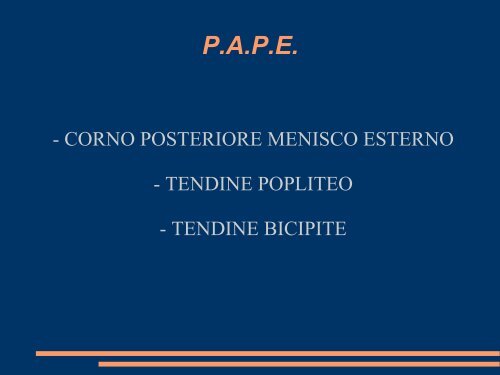 le lassita' rotatorie postero-laterali del ginocchio ... - Effecifisioterapia.it