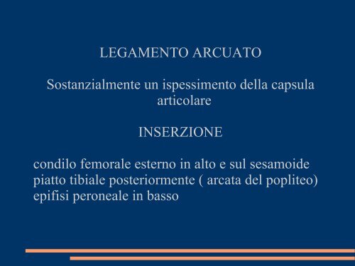 le lassita' rotatorie postero-laterali del ginocchio ... - Effecifisioterapia.it