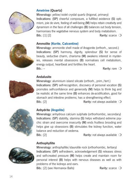Healing Crystals: the A-Z guide to 430 gemstones - CHIRON Berlin