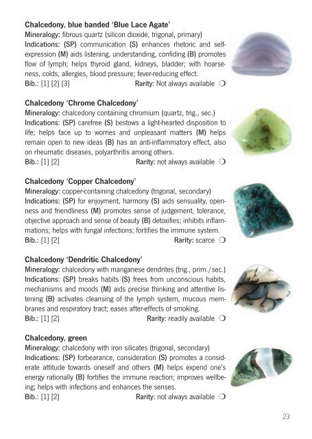 Healing Crystals: the A-Z guide to 430 gemstones - CHIRON Berlin