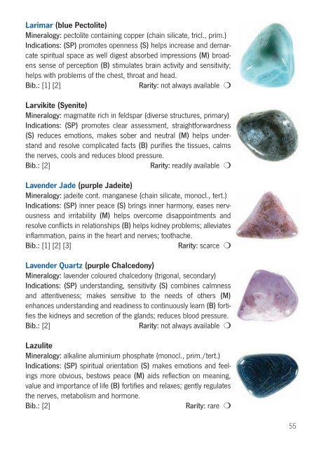 Healing Crystals: the A-Z guide to 430 gemstones - CHIRON Berlin