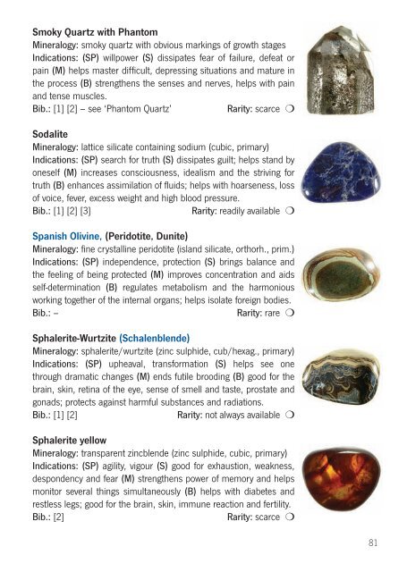 Healing Crystals: the A-Z guide to 430 gemstones - CHIRON Berlin