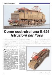 Pronte le istruzioni per il montaggio della lastrina E626