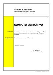 Computo Metrico estimativo.pdf - Provincia di Reggio Calabria