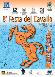 8 Festa del Cavallo 8 Festa del Cavallo - Comune di Legnaro