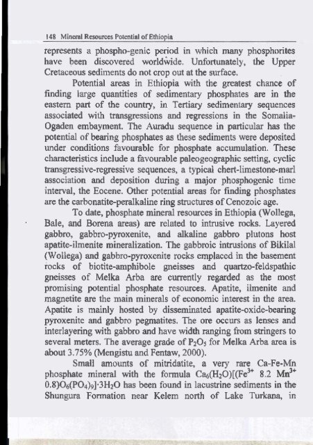 Mineral Resources Potential - Geothermal Resources