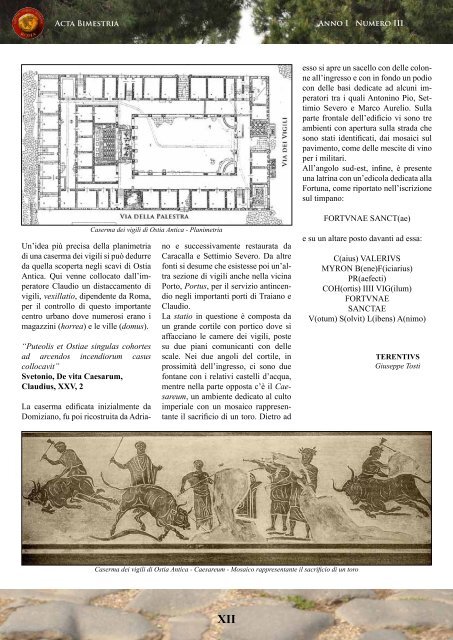 Scarica il pdf - Gruppo Storico Romano