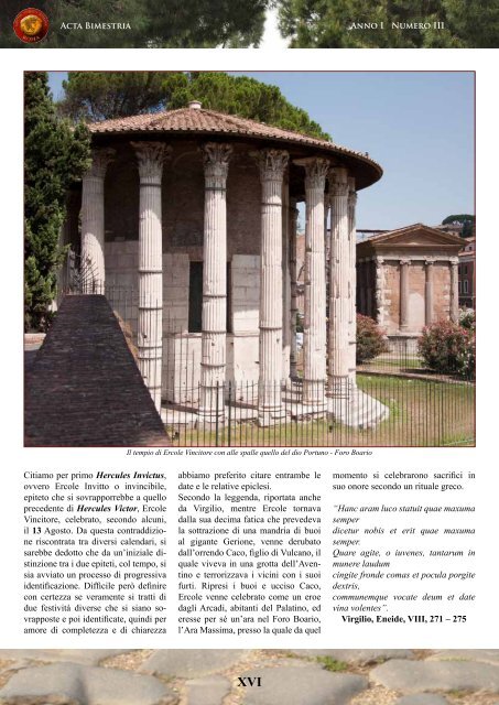 Scarica il pdf - Gruppo Storico Romano