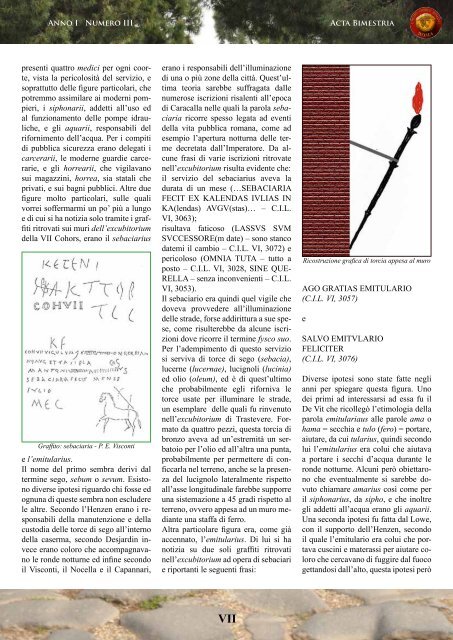 Scarica il pdf - Gruppo Storico Romano