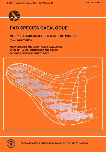 fao species catalogue vol.10 gadiform fishes of the world