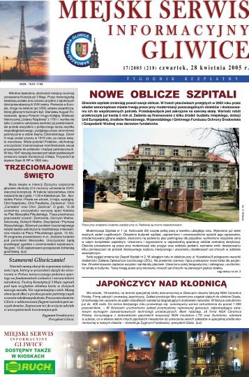 Miejski Serwis Informacyjny - Miasto Gliwice - Gliwice.pl