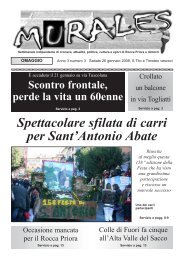 Spettacolare sfilata di carri per Sant'Antonio Abate - murales ONline