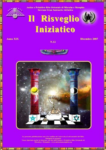 IL RISVEGLIO INIZIATICO - dicembre 2007 - Antico e Primitivo Rito ...