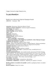 La psychanalyse - Adecec.net