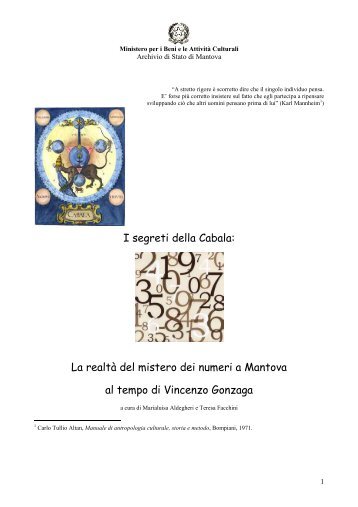 I segreti della Cabala: La realtà del mistero dei numeri a ... - Fermi