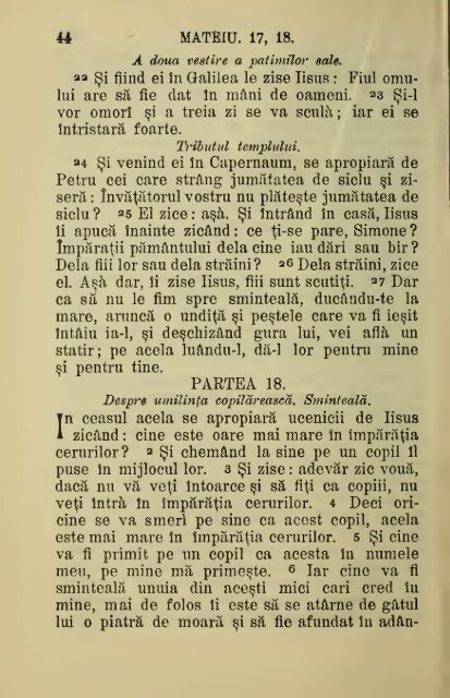 Sfânta Evanghelie a Domnului si Mântuitorului Nostru Iisus Hristos ...