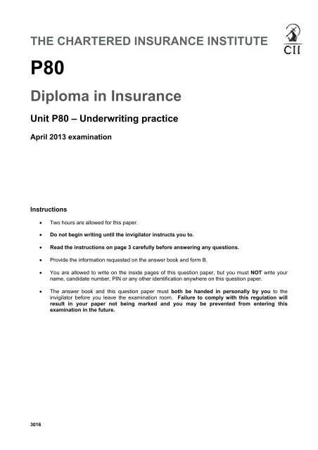 P80 - Apr 13 - The Chartered Insurance Institute